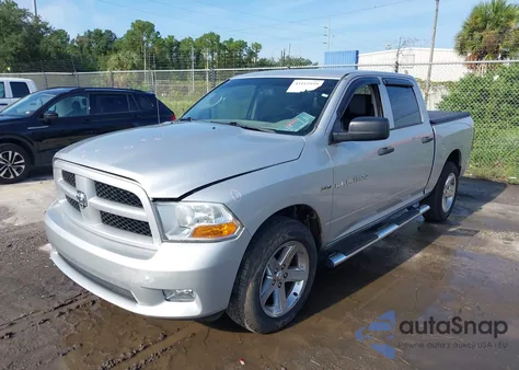 2012 Ram 1500 St из США, поврежденный, VIN 1C6RD7KT8CS166875